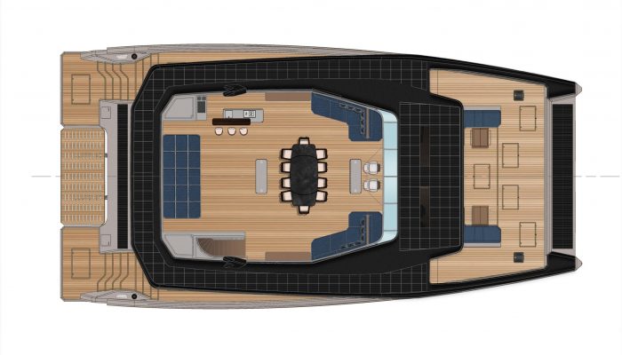 Hybrid Solar Catamaran Ocean Eco 90